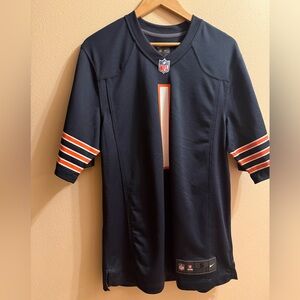 Fields -Bears Nike Black and Orange Men's Jersey